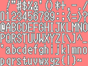 Cybernator font: 8×16.