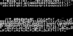 VRAM Tiles for <code>test_tte_se4</code>.